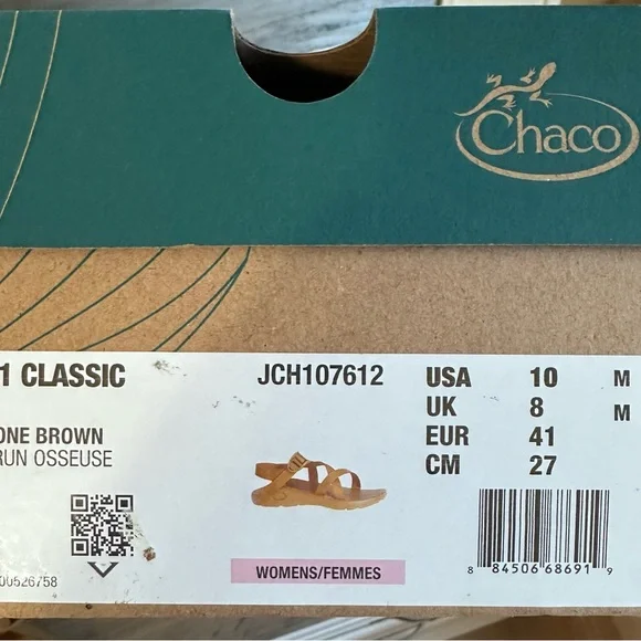 Chaco Women's Z1 Classic Bone Brown Sandals - Picture 4 of 5